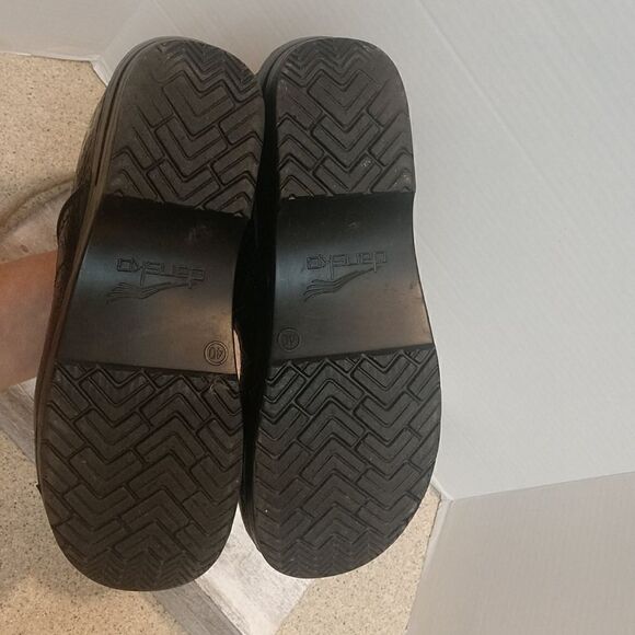 👍 Black Patterned Dansko Size 40.  A5 - Picture 7 of 9